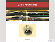 Tablet Screenshot of danielkirchheimer.com